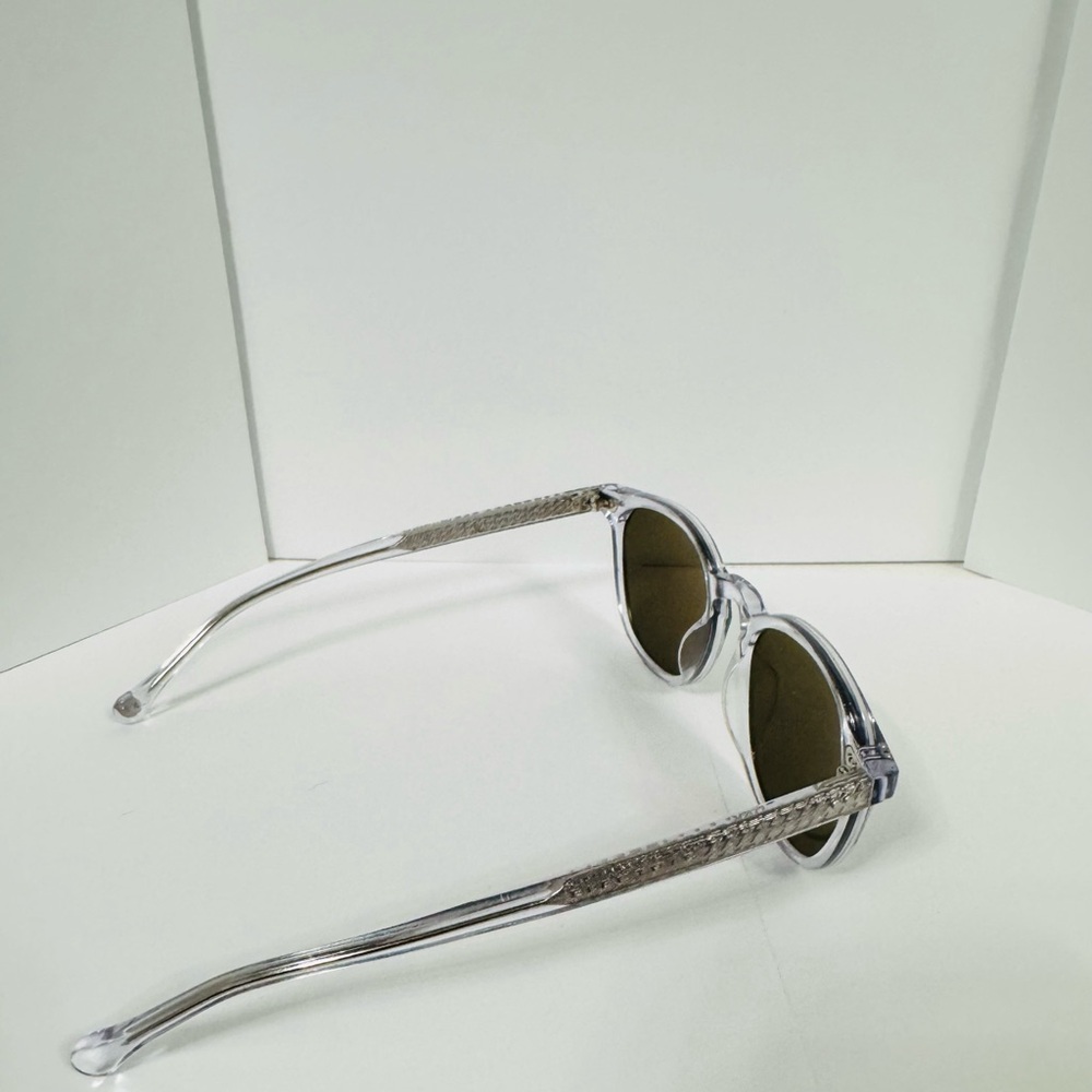 Electric Oak Sunglasses Clear Frame Grey Polarized Lens - Picture 5 of 8